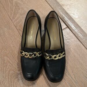 Karen Millen black leather shoes - Size US 9